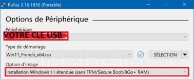 choisir Installation Windows11 étendue sans TPM ni Secure Boot... choisir Installation Windows11 étendue sans TPM ni Secure Boot...